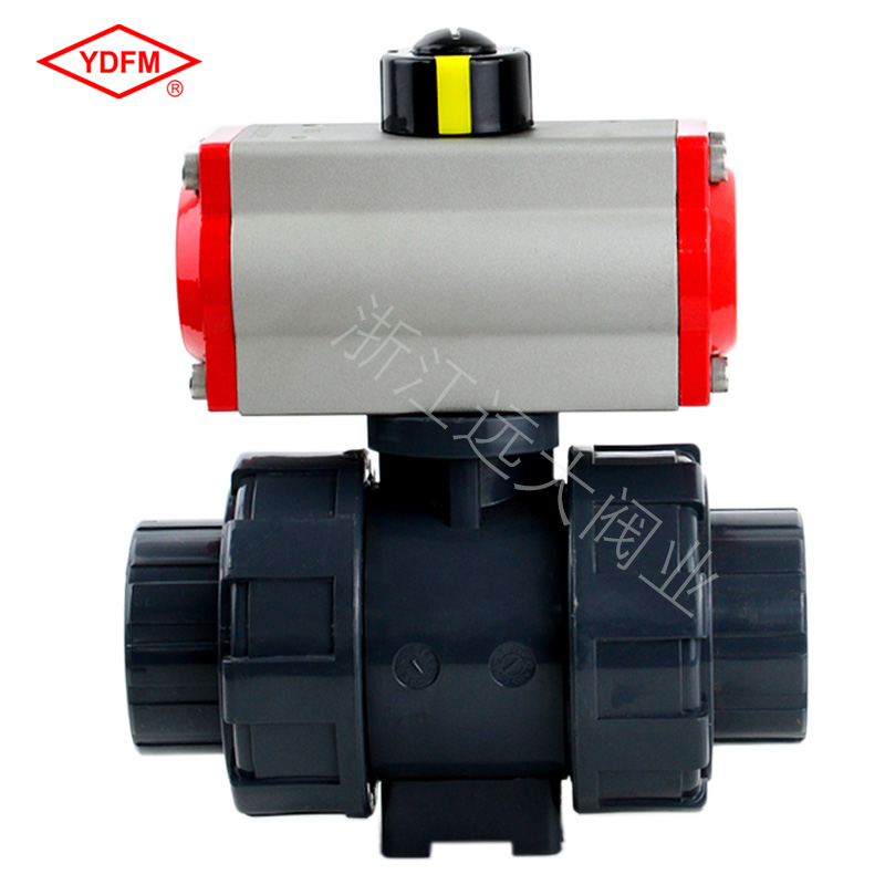 气动UPVC直通球阀